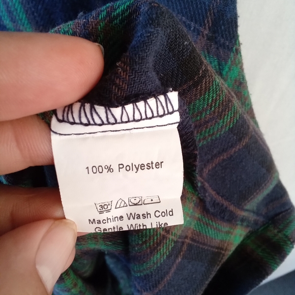 Romwe Plaid Overall Checkered Dress Size Large Green Dark Academia Preppy - Picture 10 of 14